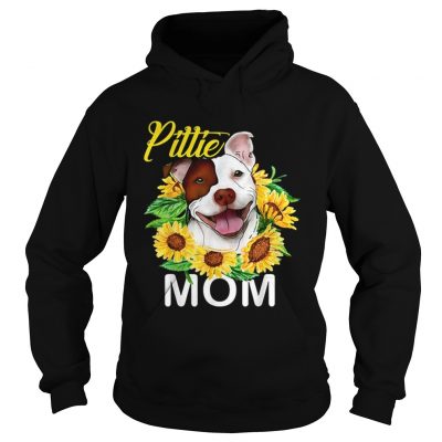 Pillie staffordshire Mom sunflowers hoodie