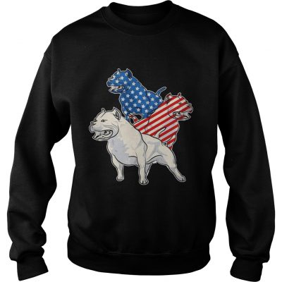 Pit Bull American Flag sweatshirt