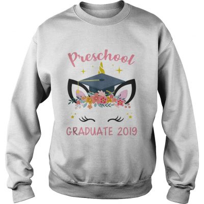 Preschool Graduate 2019 Unicorn Face sweatshirt