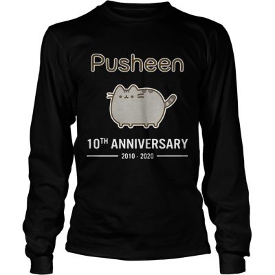 Pusheen 10th anniversary 2010 2020 longsleeve tee