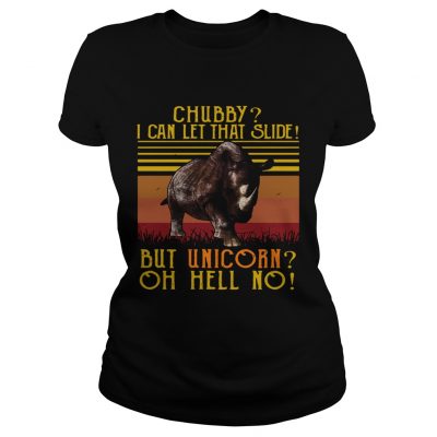 Rhino chubby I can let that slide but unicorn oh hell no vintage ladies tee