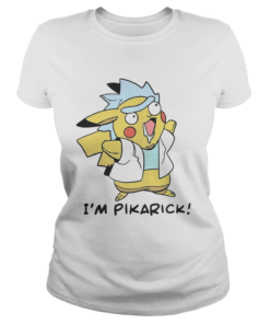 Rick and Morty Fusion Pikachu Im Pikarick  Classic Ladies