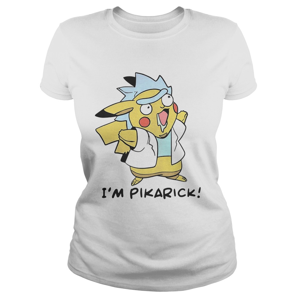 Rick and Morty Fusion Pikachu Im Pikarick Classic Ladies