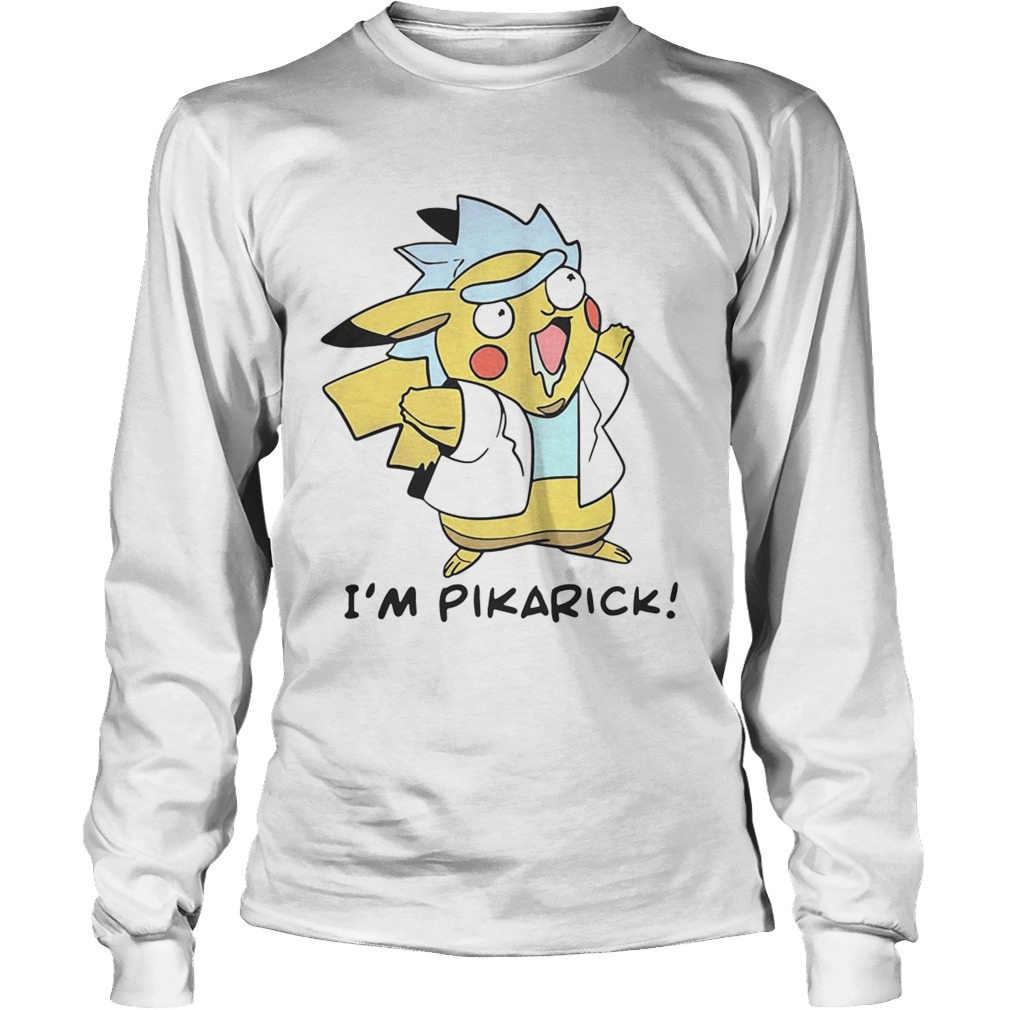 Rick and Morty Fusion Pikachu Im Pikarick LongSleeve