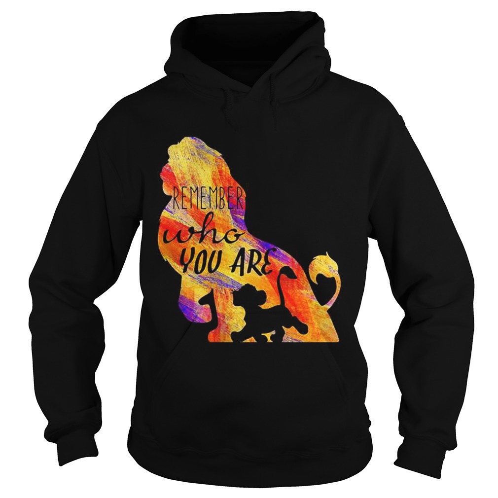 Simba remember who you are lion king t Hoodie