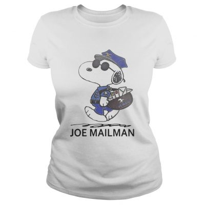 Snoopy Joe mailman ladies tee