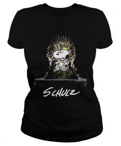 Snoopy King Schulz Game of Thrones ladies tee