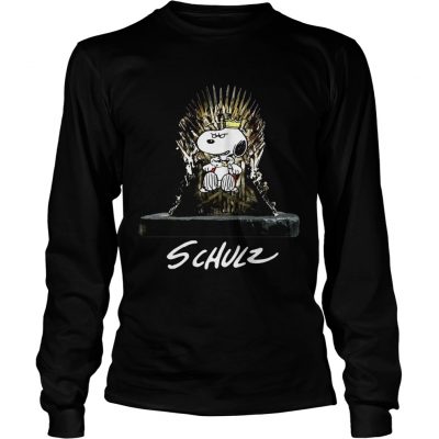 Snoopy King Schulz Game of Thrones longsleeve tee