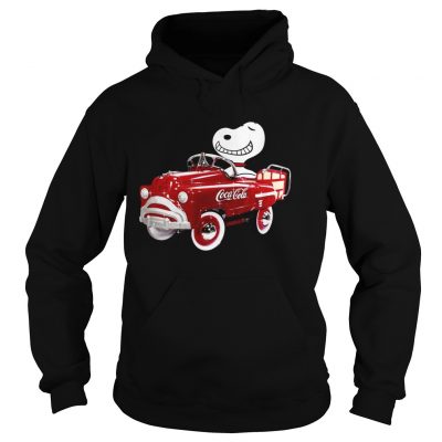 Snoopy driving coca cola car hoodie