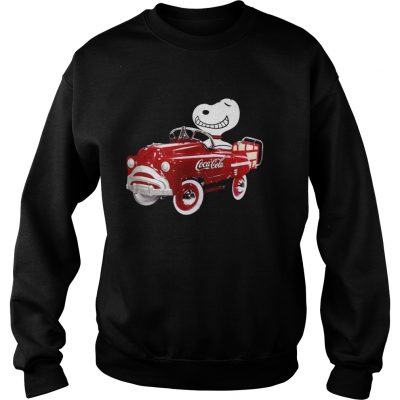 Snoopy driving coca cola car sweatshirt