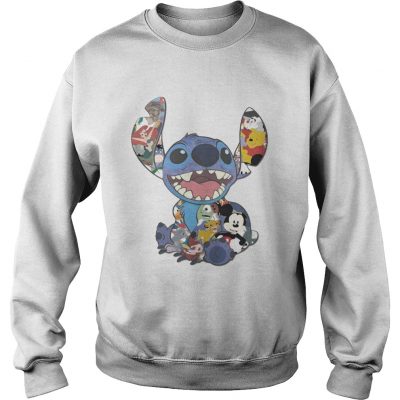 Stitch And Disney Characters sweatshirt