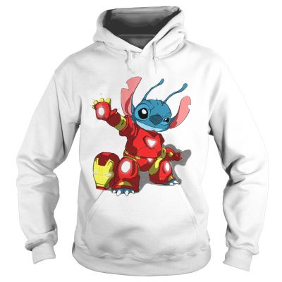 Stitch with Iron Man Avengers with Lilo and Stitch Disney combo hoodie