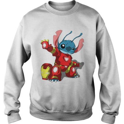 Stitch with Iron Man Avengers with Lilo and Stitch Disney combo sweatshirt