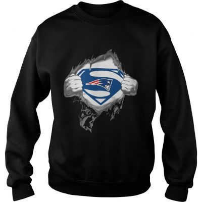 Superman New England Patriots sweatshirt