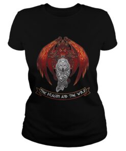 The dragon and the wolf Game of Thrones ladies tee