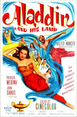 This poster for a 1952 film version of Aladdin gives you the idea the filmmakers weren’t all that interested in authenticity