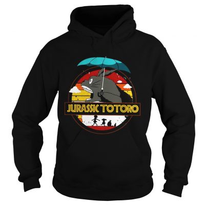 Tonari no Totoro Jurassic Totoro vintage sunset hoodie