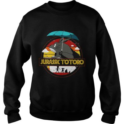 Tonari no Totoro Jurassic Totoro vintage sunset sweatshirt