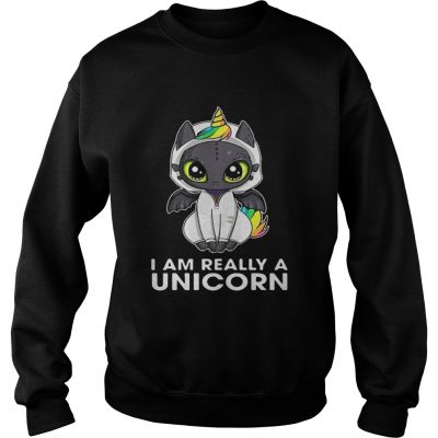 Toothless I am really a Unicorn sweatshirt