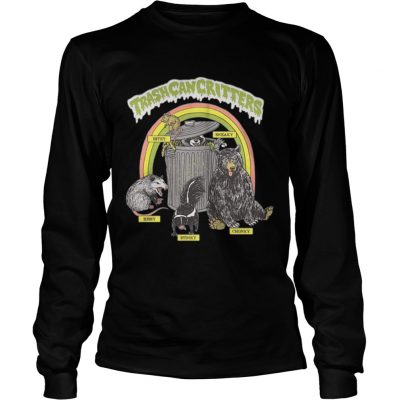 Trash can critters hissy stinky chonky bitey sneaky longsleeve tee