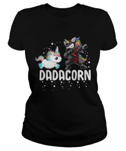 Unicorn Dadacorn ladies tee