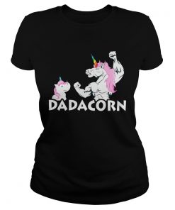 Unicorn Dadacorn ladies tee