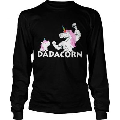 Unicorn Dadacorn longsleeve tee