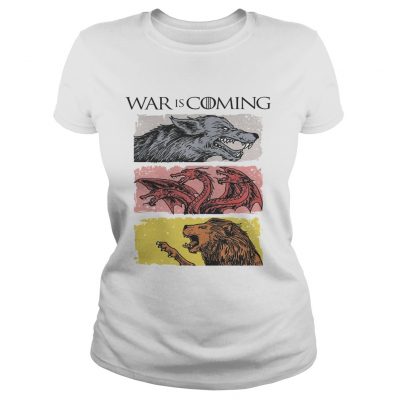 War is coming sublimation dryfit Game of Thrones ladies tee