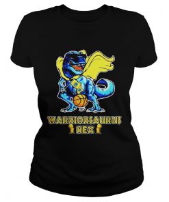 Warriorsaurus TRex Golden State Warriors ladies tee