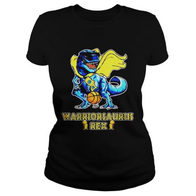 Warriorsaurus TRex Golden State Warriors ladies tee