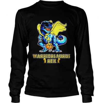 Warriorsaurus TRex Golden State Warriors longsleeve tee