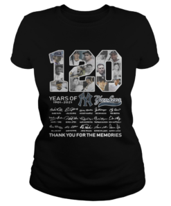 120 years of New York Yankees signature thank you for the Classic Ladies