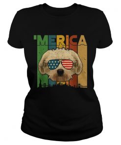 4th Of July Gifts Patriotic Maltese merica  Classic Ladies