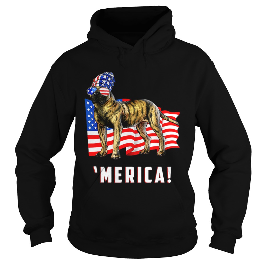 4th Of July Presa Canario Dog Merica Tee Hoodie