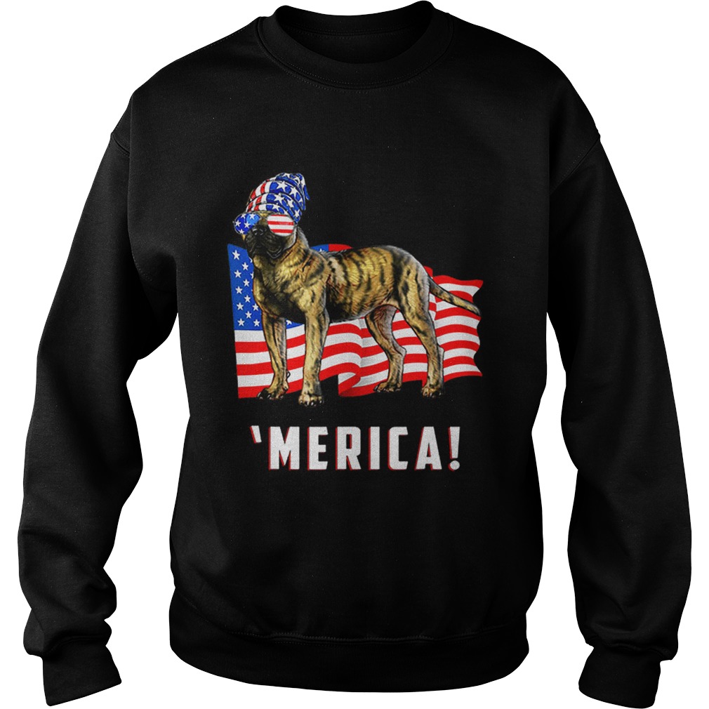 4th Of July Presa Canario Dog Merica Tee Sweatshirt