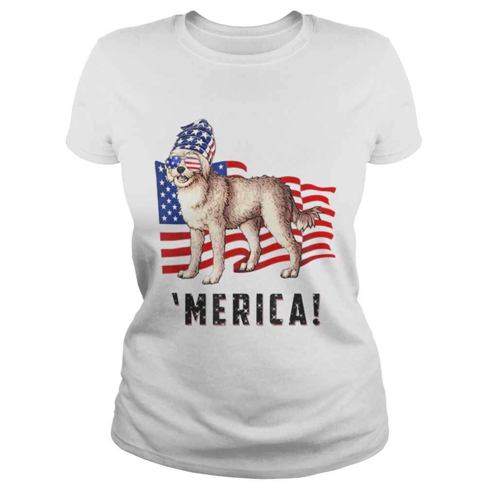 4th of July Cockapoo Dog Merica Classic Ladies