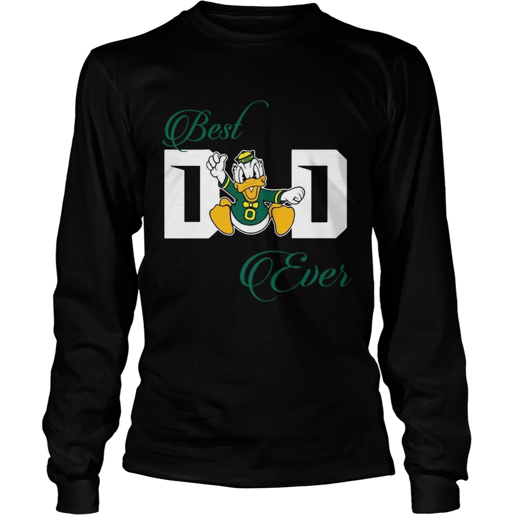 Best Oregon Ducks Dad Ever Football T LongSleeve