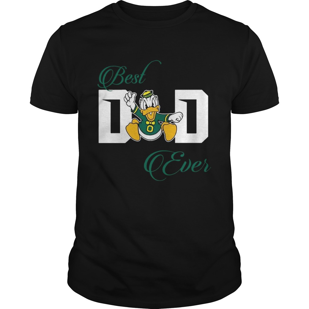 Best Oregon Ducks Dad Ever Football Tshirt