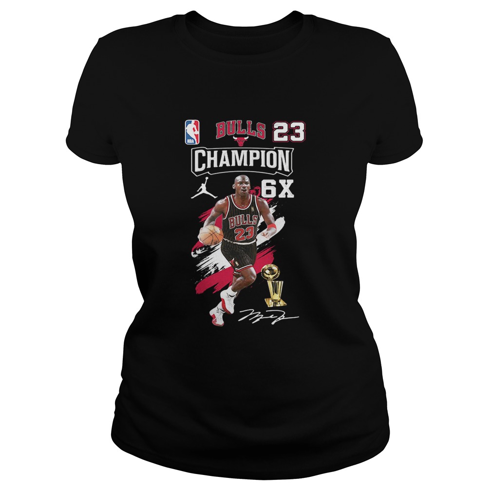 Bulls 23 Champion 6X Michael Jordan signature Classic Ladies