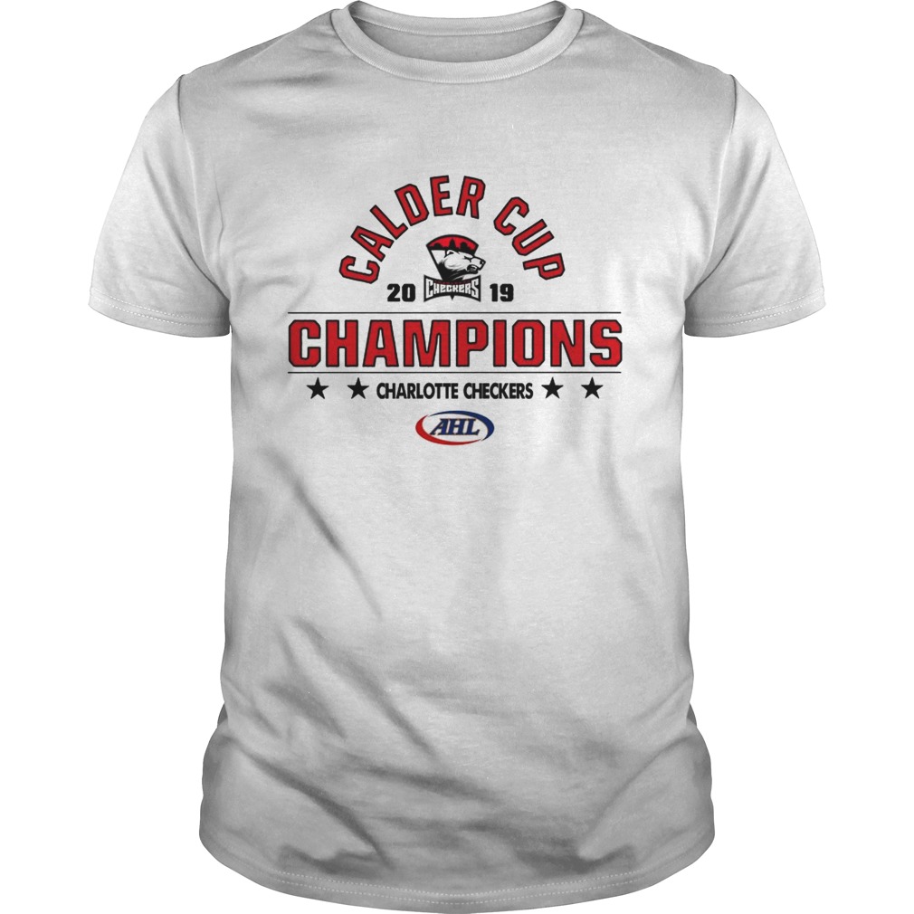 Calder cup 2019 Champions Charlotte Checkers AHL shirt