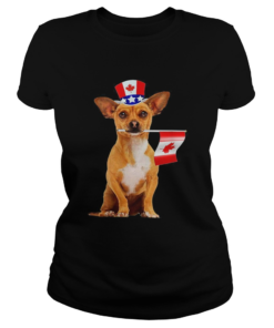 CanadaMaple Leaf Chihuahua Canadian Flags  Classic Ladies