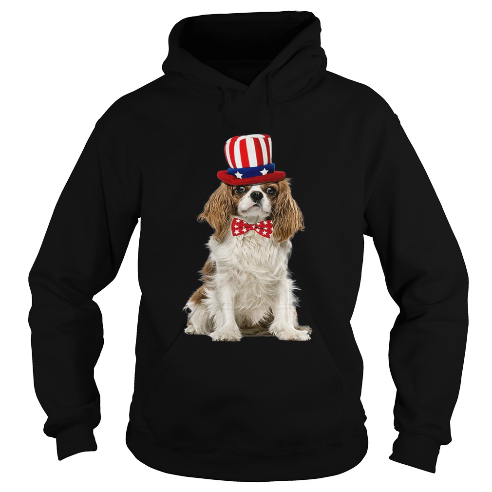 Cavalier King Charles July 4th American Flag Premium Shirt Hoodie