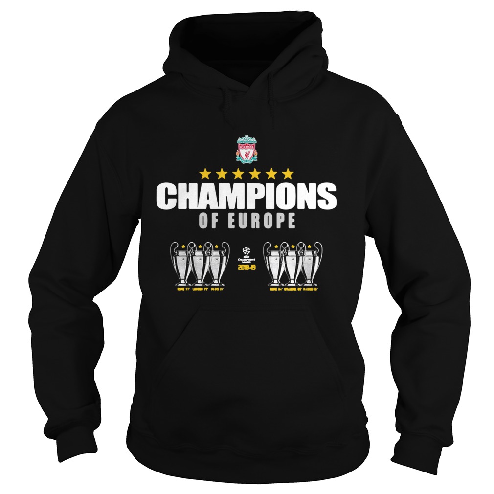 Champions of Europe 2018 2019 Hoodie