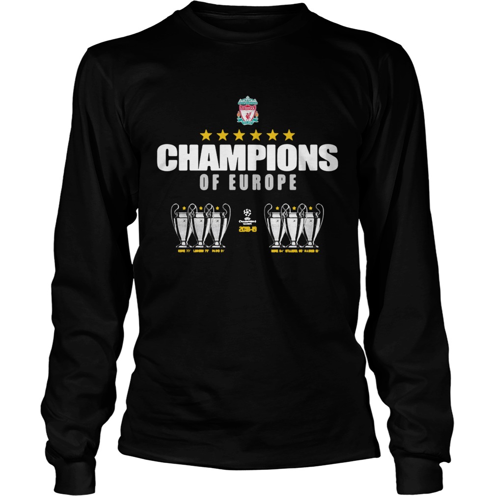 Champions of Europe 2018 2019 LongSleeve