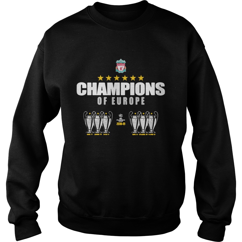 Champions of Europe 2018 2019 Sweatshirt