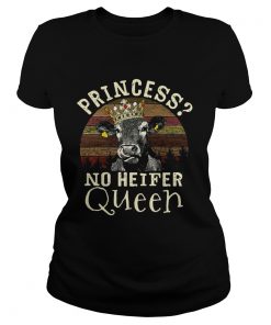 Cow princess no Queen vintage sunset  Classic Ladies