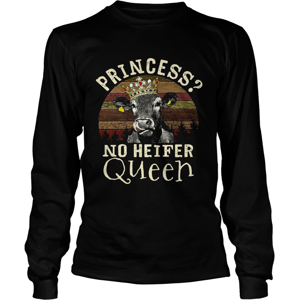 Cow princess no Queen vintage sunset LongSleeve