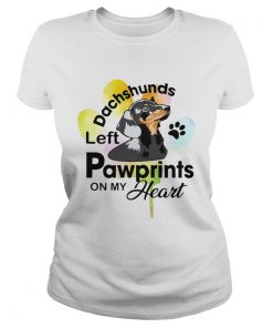 Dachshunds left pawprints on my heart  Classic Ladies