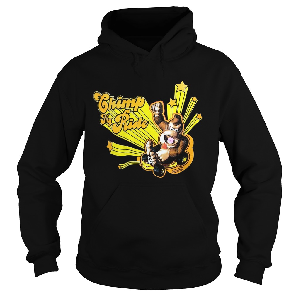 Donkey Kong Mario Kart Chimp my ride Hoodie