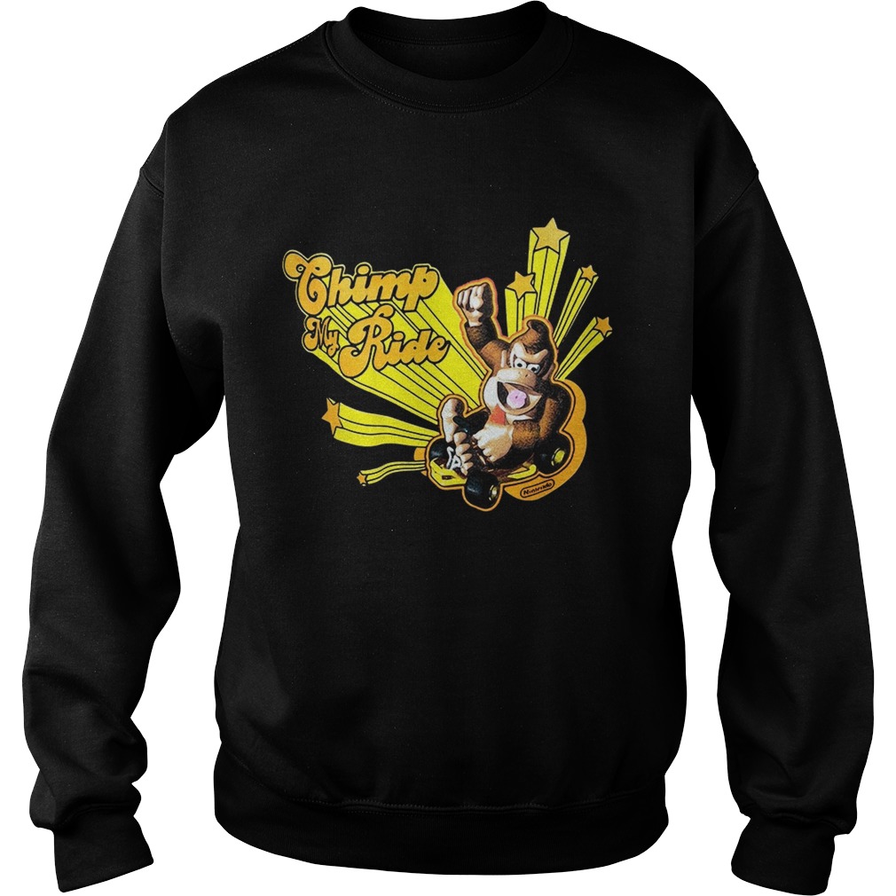 Donkey Kong Mario Kart Chimp my ride Sweatshirt